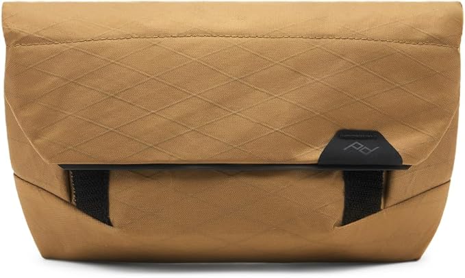 Peak Design Field Pouch V2 Coyote 2-in-1 Organizer and Sling Bag Adjustable Shoulder Strap and Integrated Belt Loops Weatherproof Nylon Canvas Organizer Pouch or Carry Bag for Men and Women