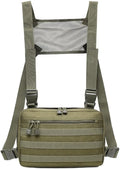 BESTYASH Chest Bag Utility Pouch Large Capacity Pouch Duty Men Chest Bag Outdoor Chest Pouch Utility Bag Hands