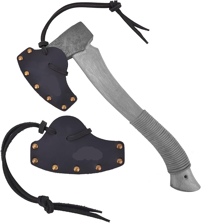 1PC PU Leather Axe Sheath Protective Axe Head Cover Hatchet Cover Protector for Outdoor Camping Blade Protection