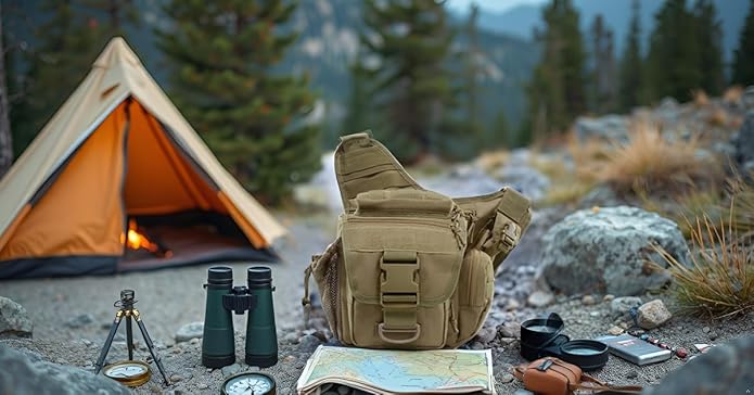 Klau Outdoor Sport Military Women and Men's Multi-functional Tactical Messenger Shoulder Bag