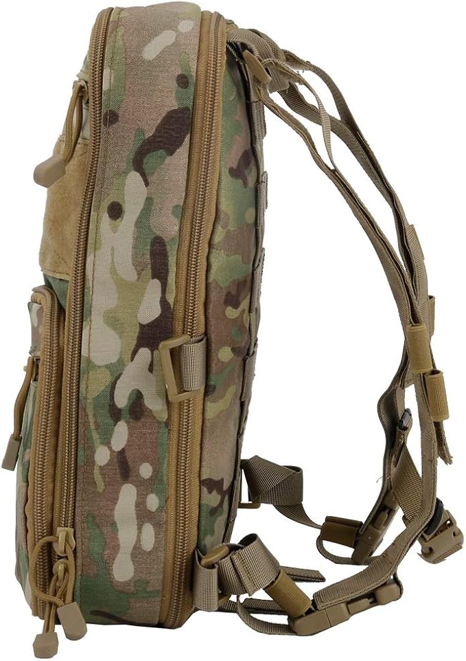 Tactical Backpack MOLLE Military Sport Bag for Travel Hunting Hiking Camping(BP-01-CP)