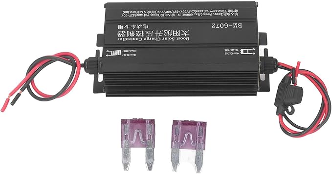 Boost Solar Charging Controller 600W MPPT Step Up Solar Charging Controller 12‑50V Input for 24V 36V 48V 60V 72V Batteries