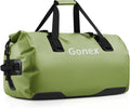 Gonex 40L 60L 80L Extra Large Waterproof Duffle Travel Dry Duffel Bag Heavy Duty Bag with Durable Straps &amp Handles for Kayaking Paddleboarding Boating Rafting Fishing