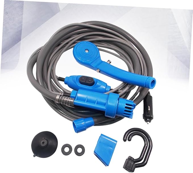 -in-one 12v Outdoor Camping Shower 5m Power Cable for Car Home Outdoor Use