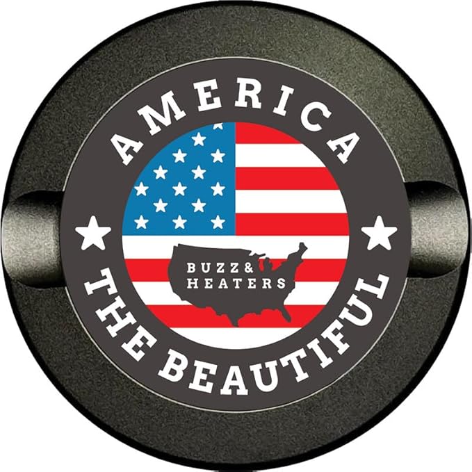 Buzz &amp Heaters Metal Container for Zyn | Holder | Can | Pouch | Americana Gifts | America the Beautiful