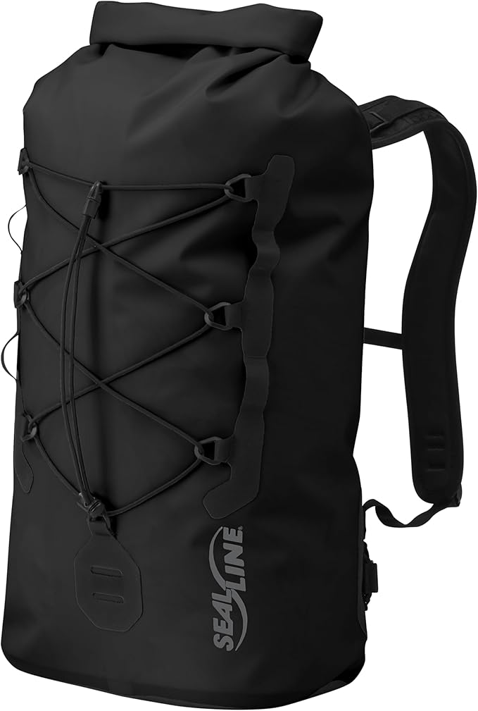 SealLine BigFork 30-Liter Waterproof Roll Top Dry Daypack Black