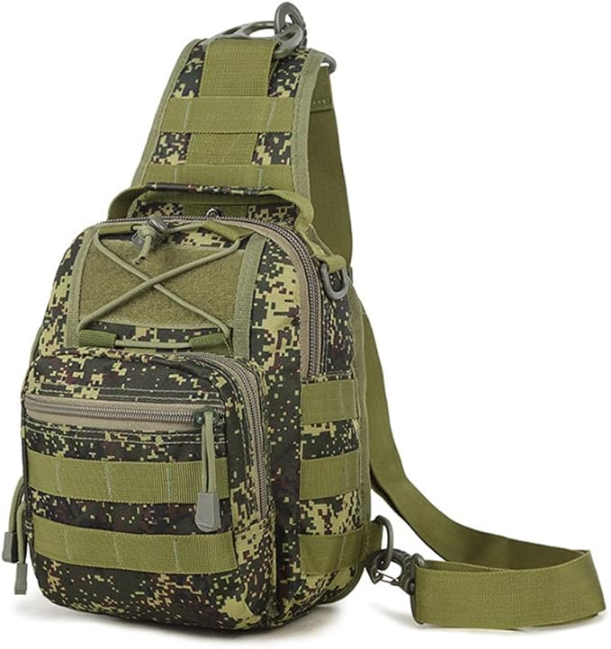Outdoor Sports Hiking Sling Bag Shoulder Pack Camouflage Tactical Molle Combat Chest Bag