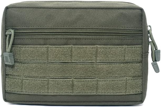 Tactical MOLLE Dump Drop Pouch Sub Abdominal Utility Tool Bag for JPC CPC AVS Vest with Hook and Loop Panel