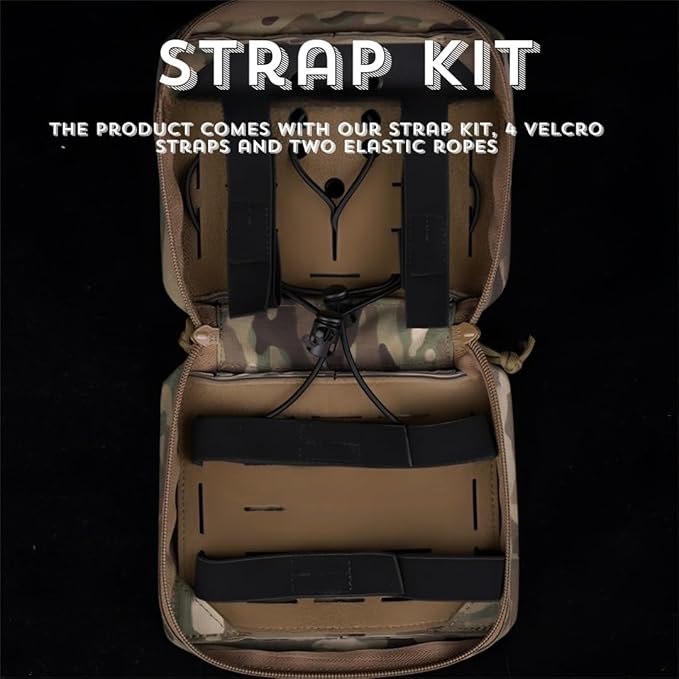 Multi-Functional Equipment Pack: Portable For Car Outdoor Survival Team Activities - First Aid &amp Gear Storage Bag With MOLLE Compatibility