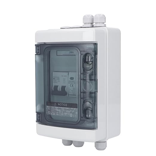 Solar PV Combiner Box 40A 1000V IP65 for Industrial and Off Grid Power Generation