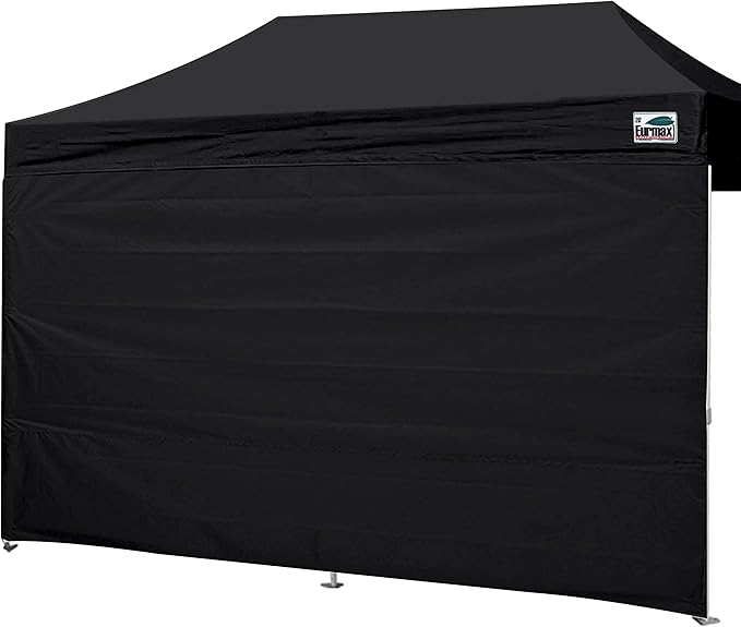 Eurmax USA 10x20 Pop Up Canopy SunWall-UV Protection for TentsBlocks Sunlight&ampWindWater Resistant Side Wall OnlyEasy Hook &amp Loop InstallationFit for 20FT Straight Leg Shelters&ampGazeboB