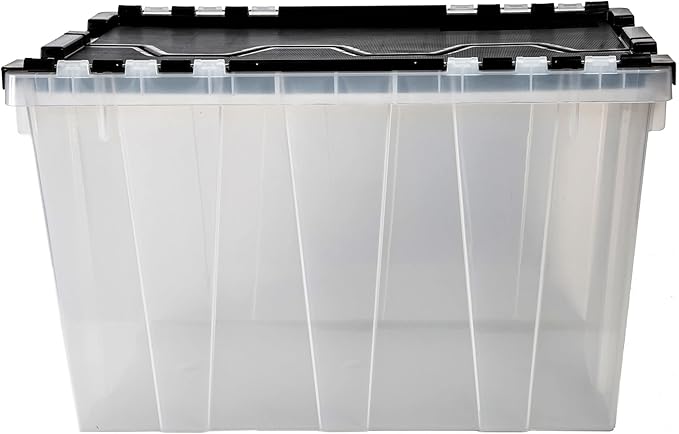 GREENMADE Clear Plastic Storage Container Interlocking Lid (2 Pack)
