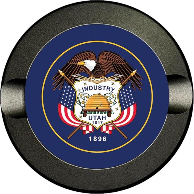 Brotherhood Metal Zyn Container - Metal Zyn Holder - Zyn Metal Can - Metal Container for Zyn Holder - Metal Zyn Can Golf Gifts for Him - Zyn Containers for Golf - Utah State Flag