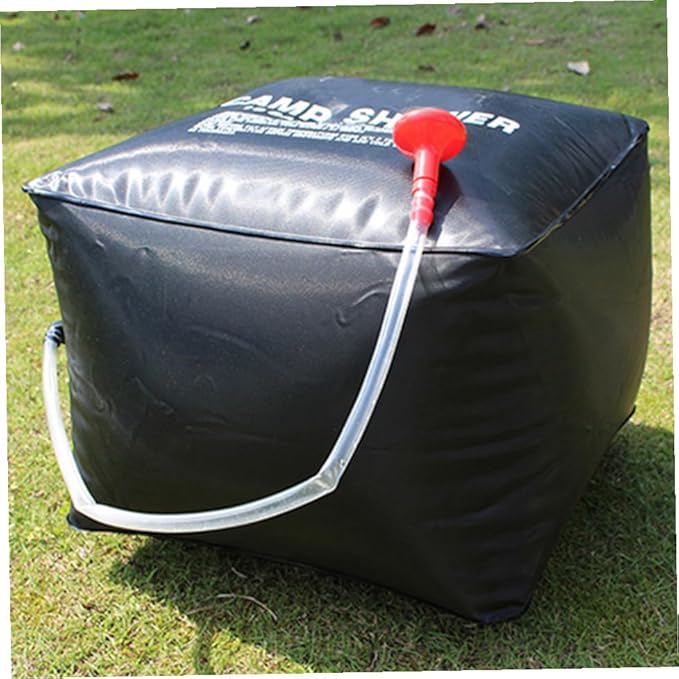 Abaodam Portable Solar Shower Bag for Camping Outdoor Shower Waterproof Design 20L Capacity for Travel and Hiking