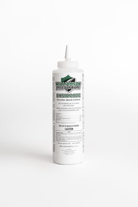 Exsiccate Professional Grade Pyrethrin Powder Multi-Use DIY Pest Control for Fire Ants Termites &amp Bedbugs - 3.5 Ounce Bottle