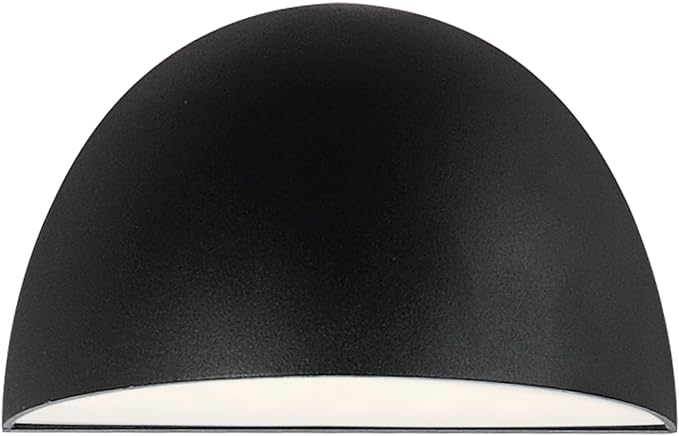 Maxim Lighting Pathfinder 1-Light Outdoor Wall Light | Black Aluminum Finish | Transitional Outdoor Light Fixture | Ideal for Porches Patios &amp Garages | Wet Rated | Home Decor Light Fixture | 521