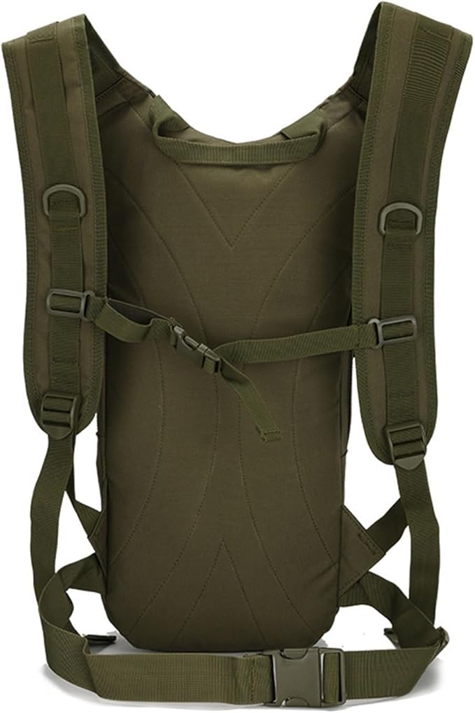 Compatible For 15L Tactical Backpack Bicycle Backpacks Outdoor Sports Hiking Camping Fishing(Army Green)