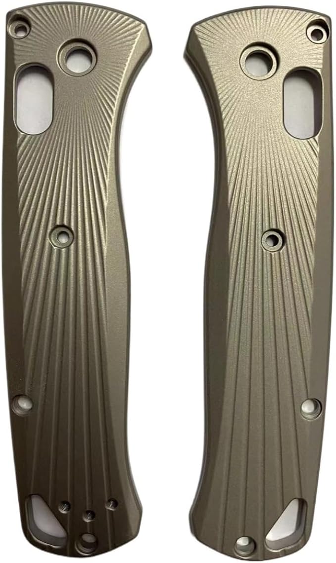 1 Pair Scales Handle Patch Fits for Benchmade Bugout 535 CNC Titanium Knife Handle Patch Replacement