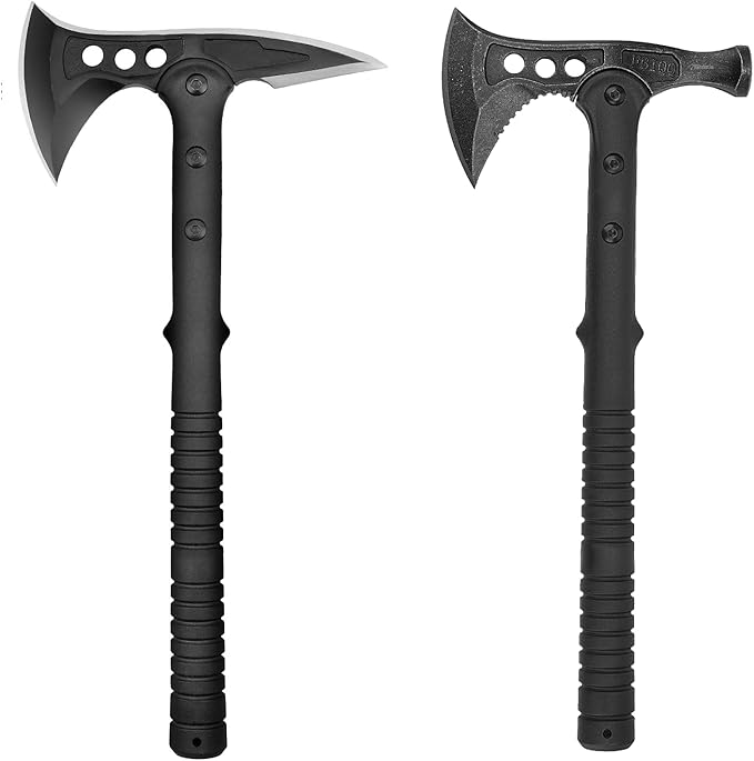 Hitdudu Camping Axe 2Pack Set Spike &amp Hammer Axe