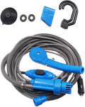 12v Portable Outdoor Camping Shower Set 5m Dc Cable Electric Pump Pet/car Wash Ideal for Travel Beach