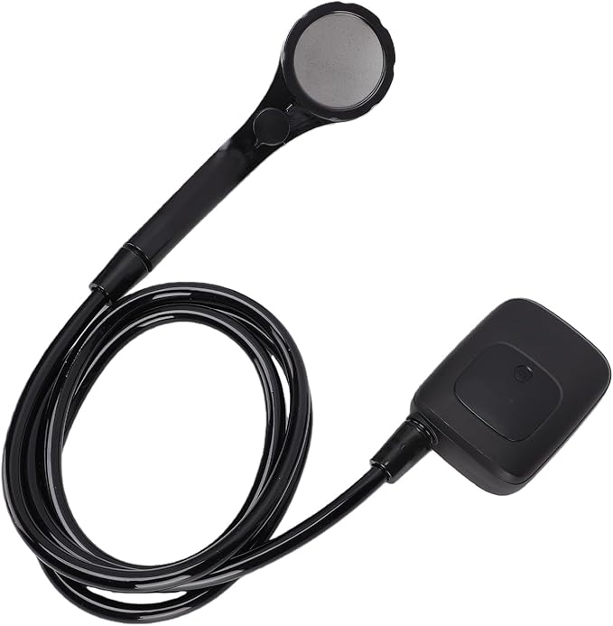 HEEPDD Portable Camping Shower Compact Outdoor Shower Kit Rechargeable with Digital Power and Temperature Display for Camping Beach Travel Pet