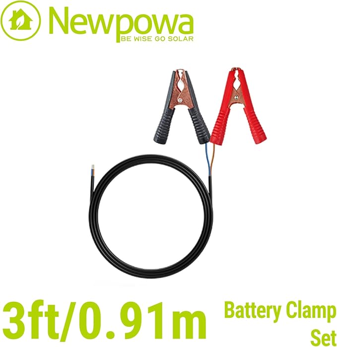 Newpowa 200W Portable Solar Panel Kit with Adjustable Kickstand Case200Watt 12Volt Foldable Panel+20A MPPT Controller+20FT Controller Cable+20ft 12AWG