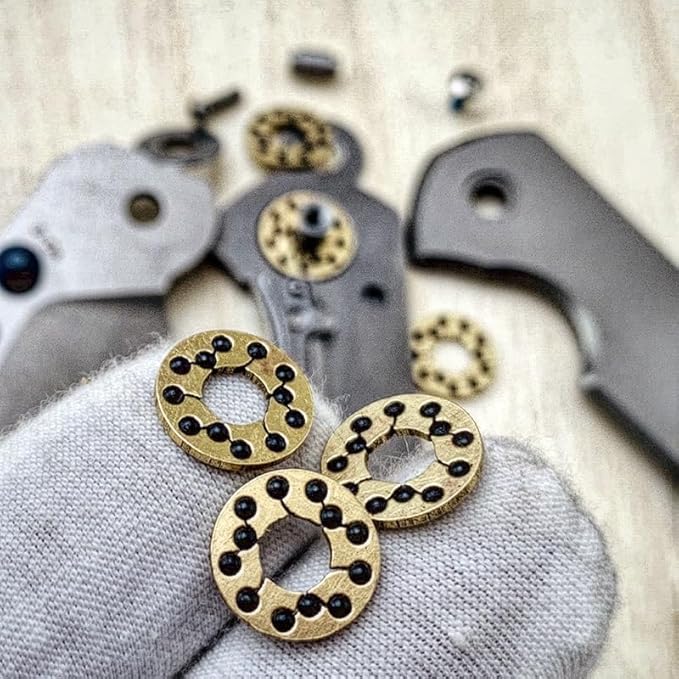 4 Pieces Custom Brass Flippers Fit for SRM 812 DIY Making Replacement Accessory