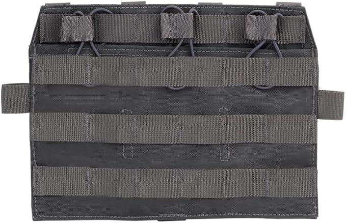 ACEXIER Military Tactical Chest Bag Backpack Adjustable Men Multi-Functional Molle Tool Pouch Shoulder Bag (Grey)