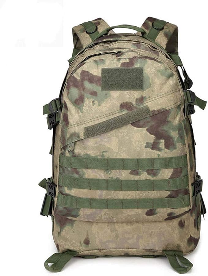 Outdoor Sports Pack Hiking Bag Tactical Rucksack Camo Knapsack Combat Camouflage Tactical 30L Molle 3D Backpack - A-TACS FG