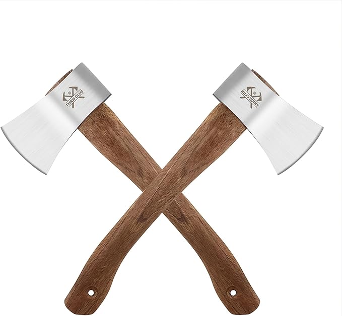 Throwing Axe 2Pack 14.5 Throwing Hatchet with High Carbon Steel &amp Wooden Handle Great for Axe Throwiing Game Competition and Recreation Gift for Men