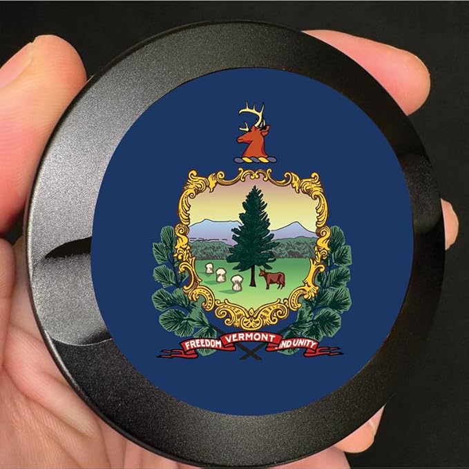 Brotherhood Metal Zyn Container - Metal Zyn Holder - Zyn Metal Can - Metal Container for Zyn Holder - Metal Zyn Can Golf Gifts for Him - Zyn Containers for Golf - Vermont State Flag