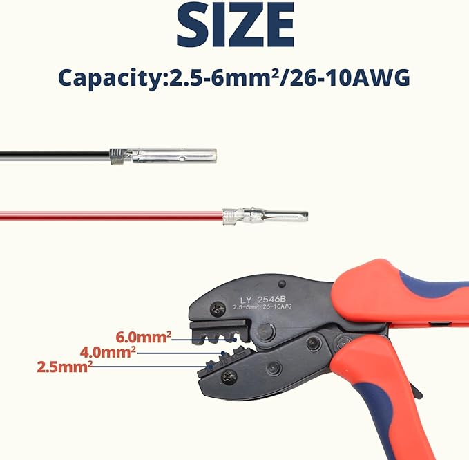 MC-4 Connector kit Solar Cable Connector kit 6 Pairs of Solar Connectors 2 Spanner Wrenches and a Wire Crimper Photovoltaic System Connector kit for Solar Panel Cable Assembly