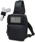 Tactical Sling Bag Backpack for Men Molle Shoulder Bag Pack Daypack Backpack for Hunting Hiking Traveling Camping