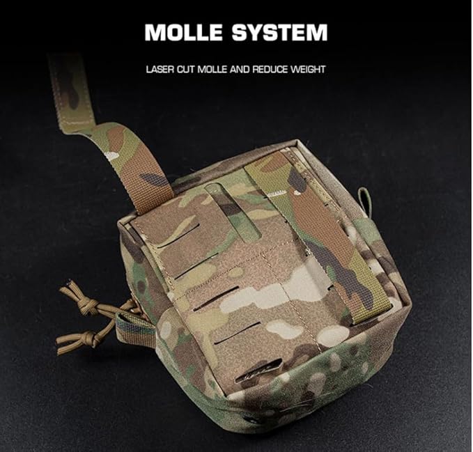 ACEXIER Tactical Molle GP Pouch for Hunting Vest Chest Rig Plate Carrier Belt Bags Zipper Airsoft Military Tool Storage Pack