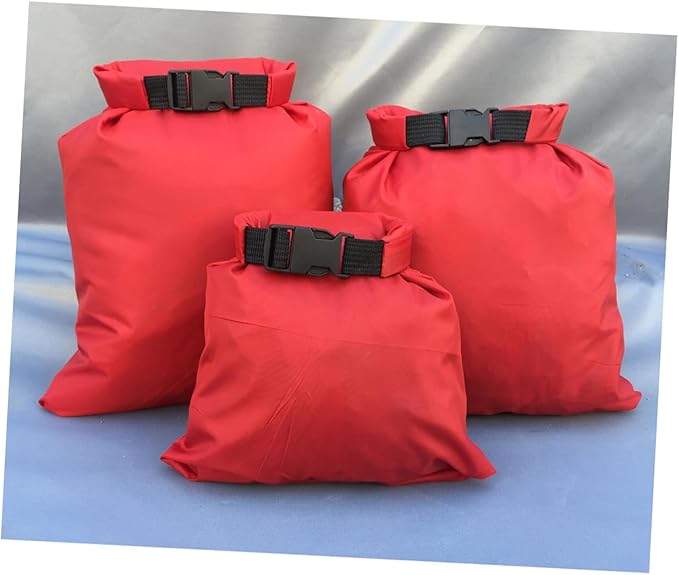 Garneck 3sets Sizes Waterproof Bags 1.5l 2.5l for Outdoor Boating Kayaking Camping