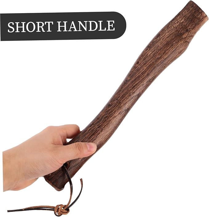BESPORTBLE 2pcs Ergonomic Wooden Axe Handle Replacement - Grip for Camp Hatchet for Firewood Chopping and Repair Accessory