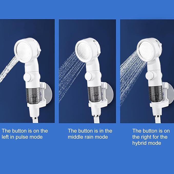 Portables Outdoor Shower with 4000mAh Battery High Flows Regulable Pressures for Camping Hiking Travel