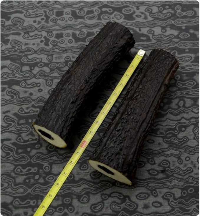 2 Pieces Resin Knife Grips Blank DIY Replacement Accessory