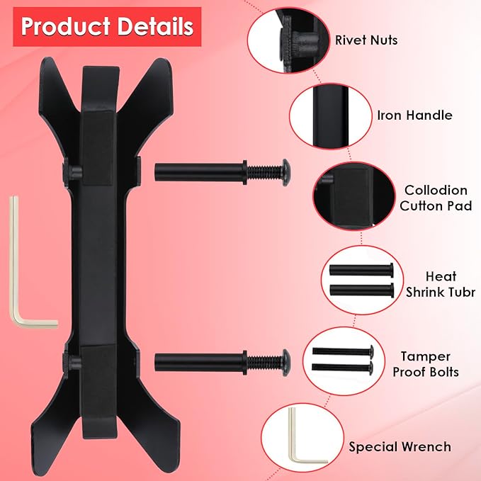 Yoursme Generator Theft Deterrent Security Bracket for Honda EU2200i EU2000i EU2000i Companion EU2000i Camo Heavy-Duty Protection Bracket with Tamper-Proof Bolts Replace for 63230-Z07-010AH