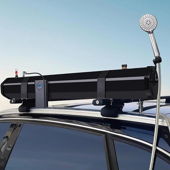 Roof Rack Water TankPortable Water Tank with Pump 18L/20L/30 Solar Shower for Water Storage Overlanding&ampCamping