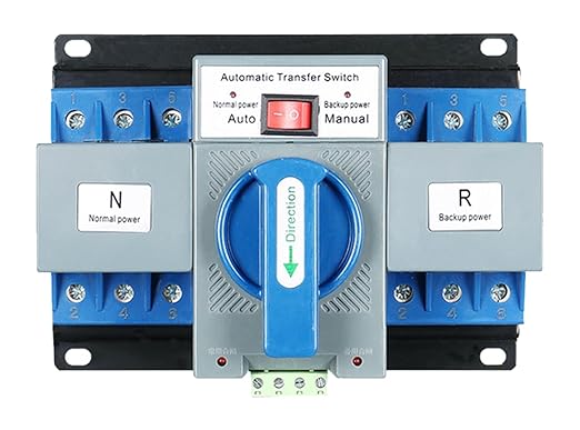 JONASC 110V 63A 3P Dual Power Automatic Transfer Switch Generator Changeover Switch 50Hz/60Hz