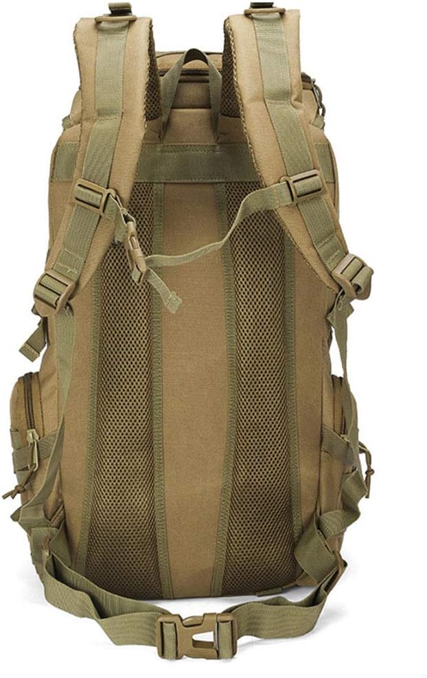 Outdoor Sports Pack Hiking Bag Tactical Rucksack Camo Knapsack Combat Camouflage Tactical Molle 50L Backpack - DW