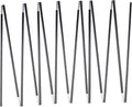 Aluminum Tent Poles Replacement Black Pre-Assembled Tent Pole 7001 T6 Heated Camping Tent Rod