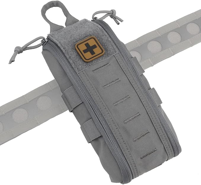Tactical Medical First Aid Kit Military MOLLE Bag Waist Belt Pouch Quick Response Hunting Vest Bag First Aid Pack B