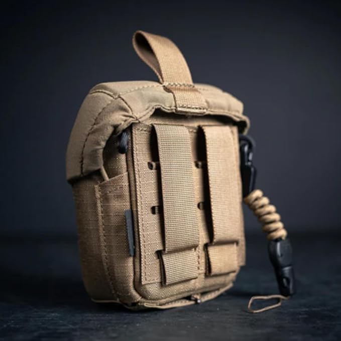 Eberlestock Mag-Free Rangefinder Pouch – Silent Weather-Resistant Rangefinder Case with 500D Cordura * Fits Bravo Bino Pack