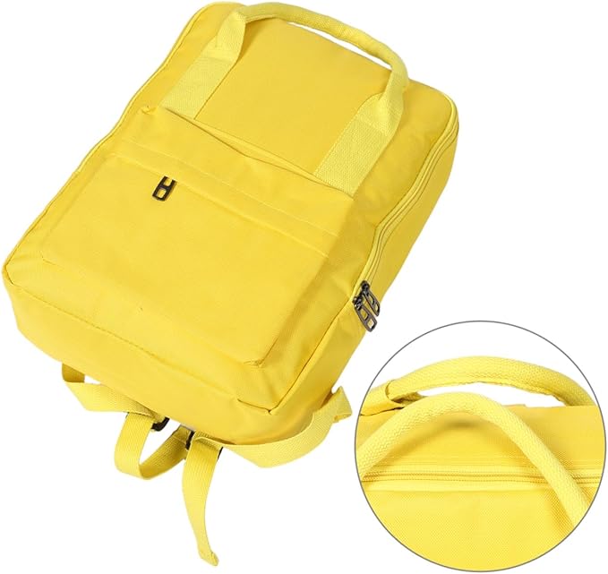 NUOBESTY Seat Backpack for Airplanes Waterproof Oxford Cloth Travel Backpack 40x30x15cm Lightweight Cabin Bag for Men and Women Hiking and Document Carrying Yellow
