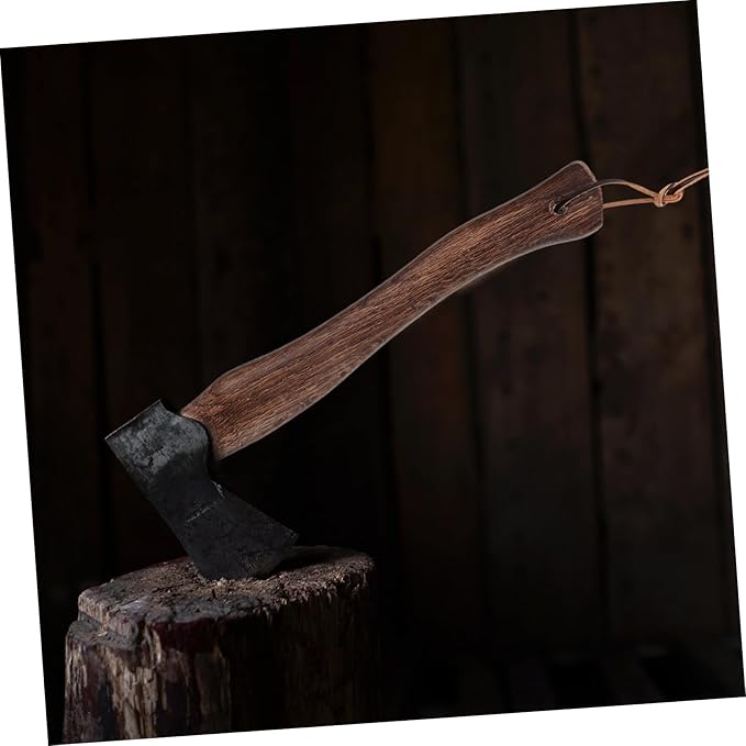 2pcs Wooden Hatchet Handle Ergonomic Grip for Axe Replacement Construction for Camp and Outdoor Use Easy Installation and Comfortable Design