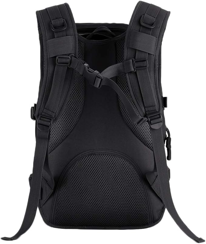 UNISTRENGH Military Tactical Backpack 40L Large Capacity 3 Day Army Assault Pack Bug Out Bag Go Bag Rucksacks for Hunting Trekking and Camping and Other Outdoor Activities Black