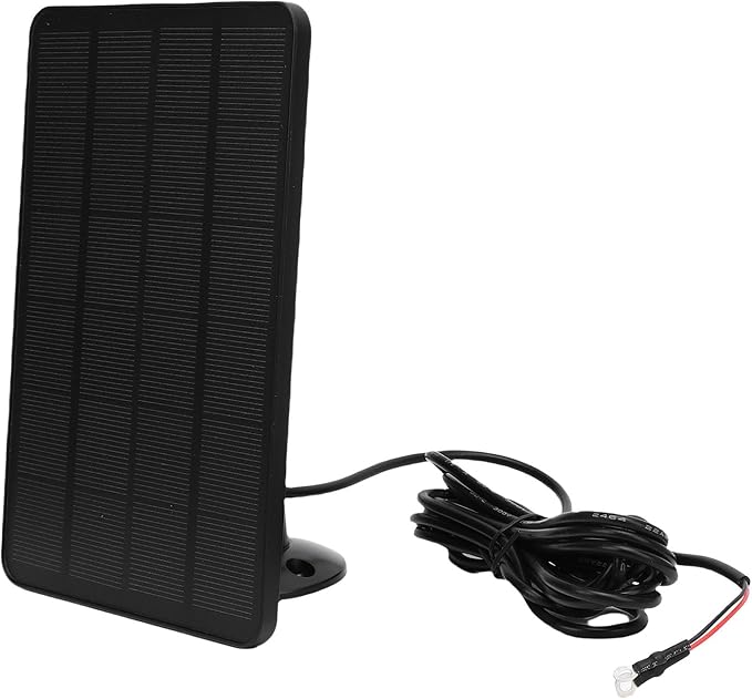 Solar Panel for Security Camera Outdoor 10W Video Doorbell Solar Panel Charger for Nest for Doorbell 2K 2 3 IP66 Water Proof 360° Adjustable Bracket (CSP4W-)