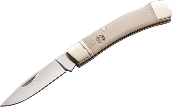 Boker 110250WB Traditional Series Gentleman's Lockback Knife with 4 In. Straight Edge Blade White